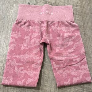 NVGTN Pink Camo Leggings